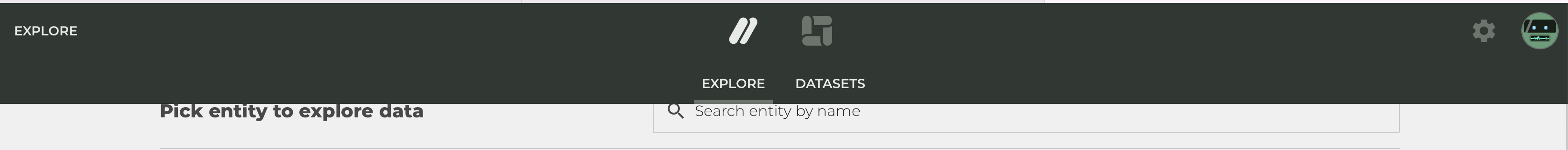 Eywa navigation screenshot